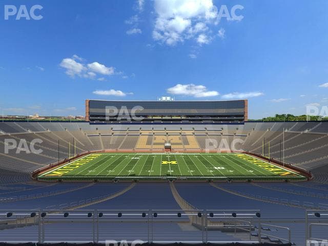 Michigan Stadium - Section West Side Chair Back 23 Seat View