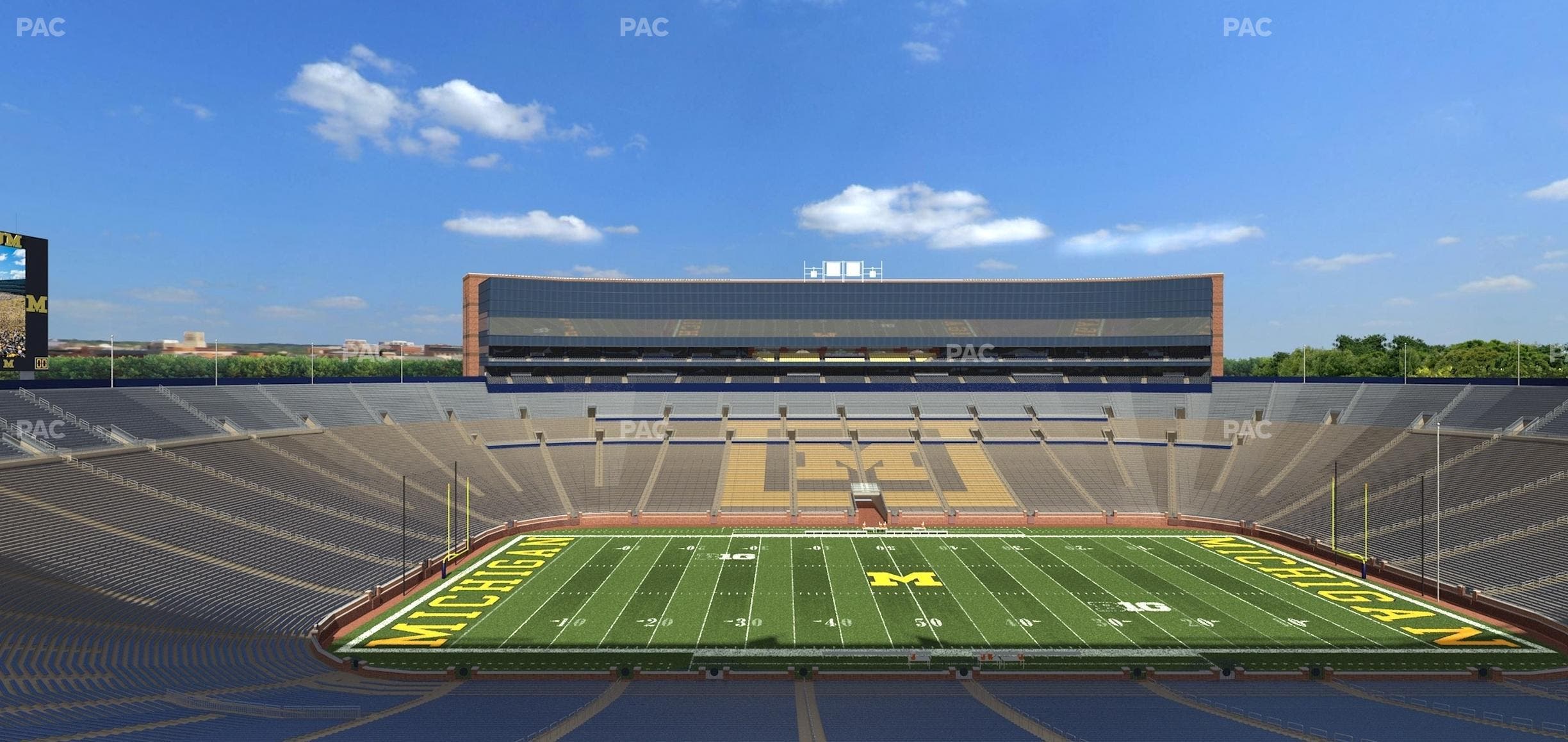 Michigan Stadium - Section West Side Chair Back 24 Seat View