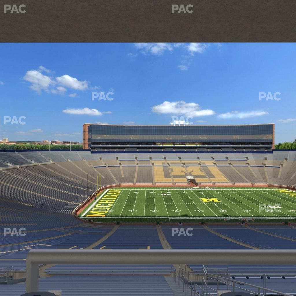 Michigan Stadium - Section West Side Chair Back 25 Seat View