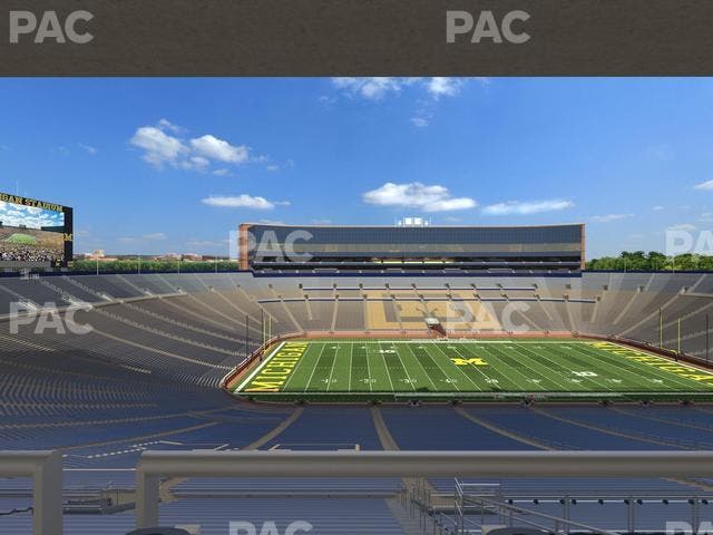 Michigan Stadium - Section West Side Chair Back 25 Seat View