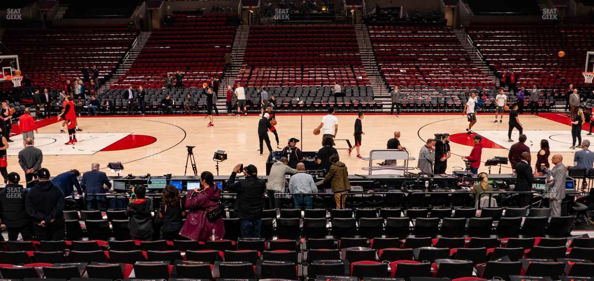 Moda Center - Section 101 Seat View