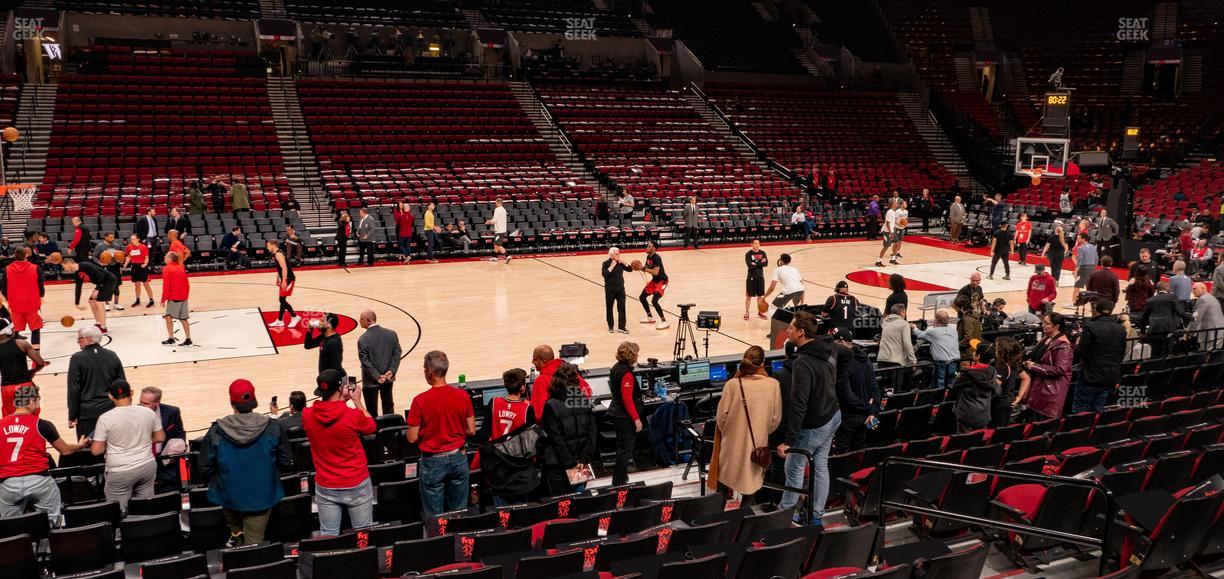 Moda Center - Section 102 Seat View