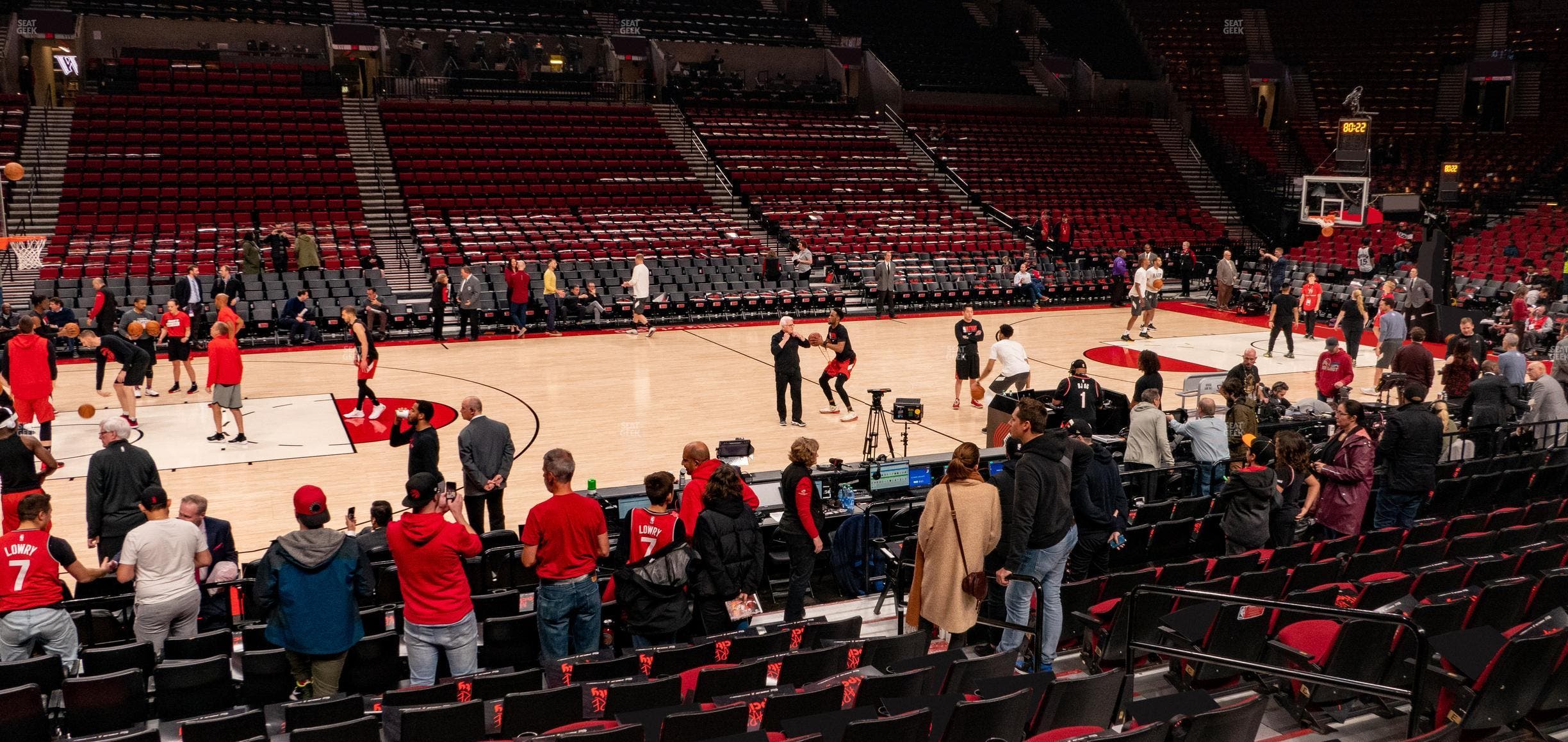 Moda Center - Section 102 Seat View