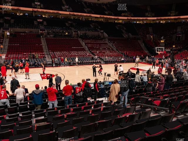 Moda Center - Section 102 Seat View