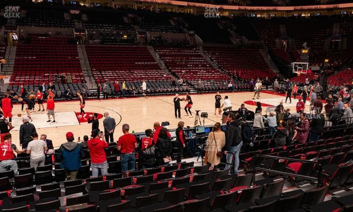 Moda Center - Section 102 Seat View