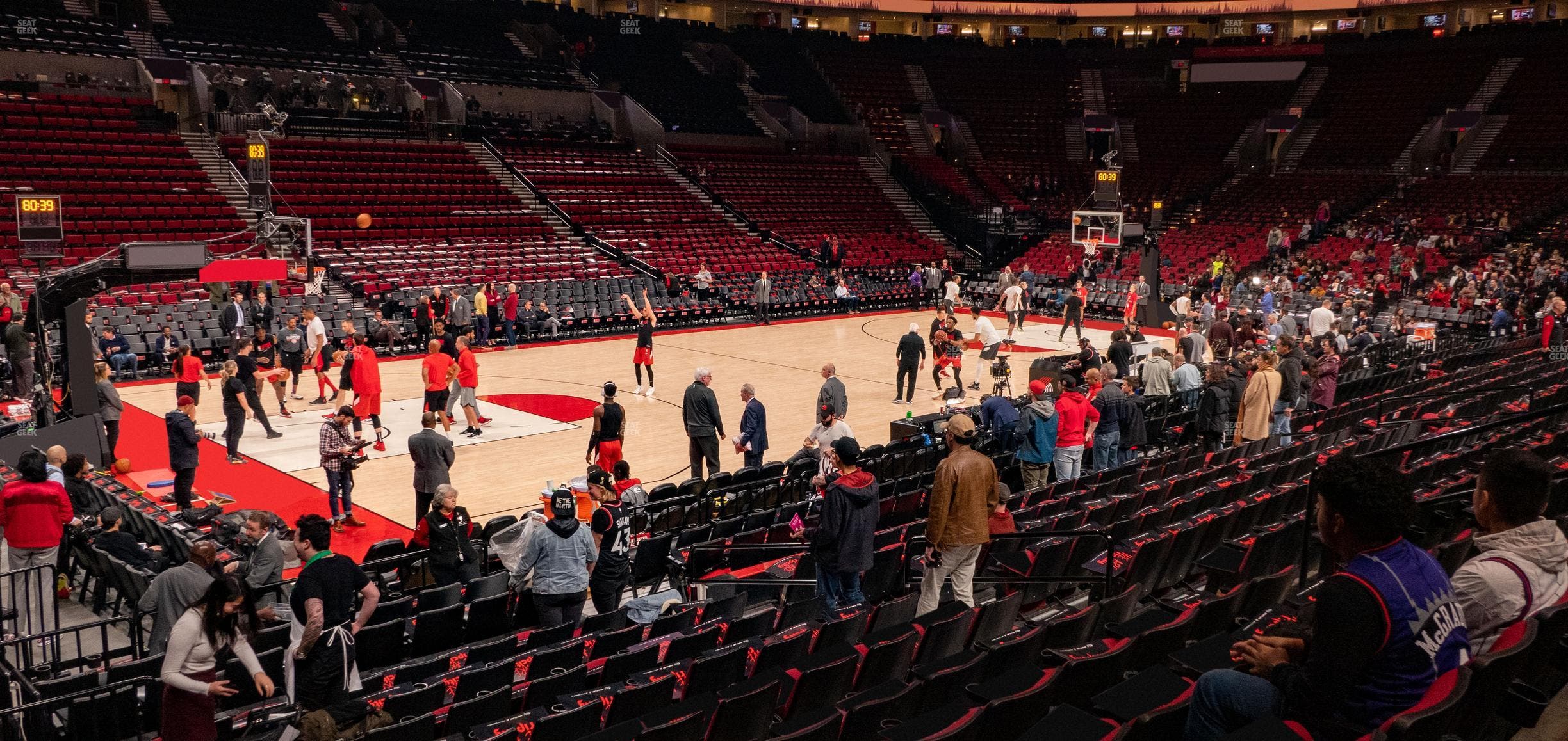 Moda Center - Section 103 Seat View