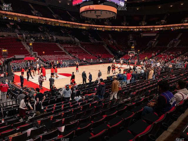 Moda Center - Section 103 Seat View