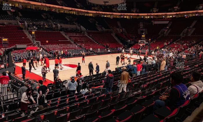 Moda Center - Section 103 Seat View