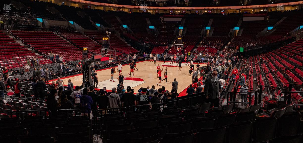 Moda Center - Section 105 Seat View