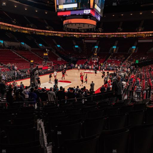 Moda Center - Section 105 Seat View