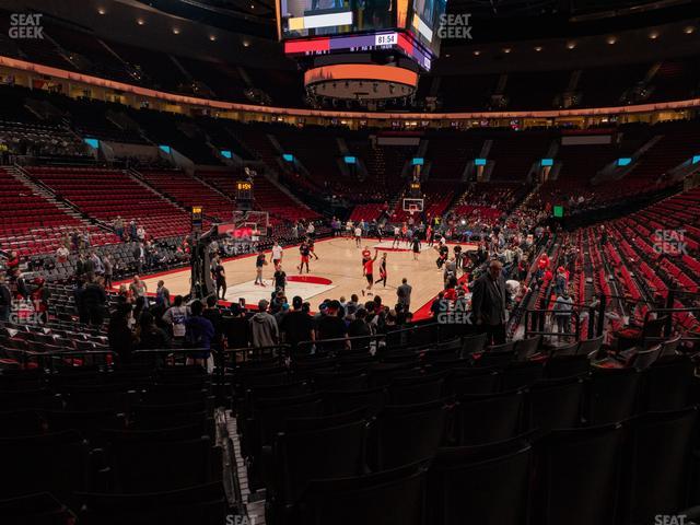 Moda Center - Section 105 Seat View
