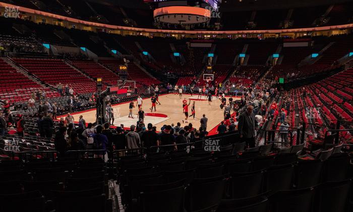 Moda Center - Section 105 Seat View