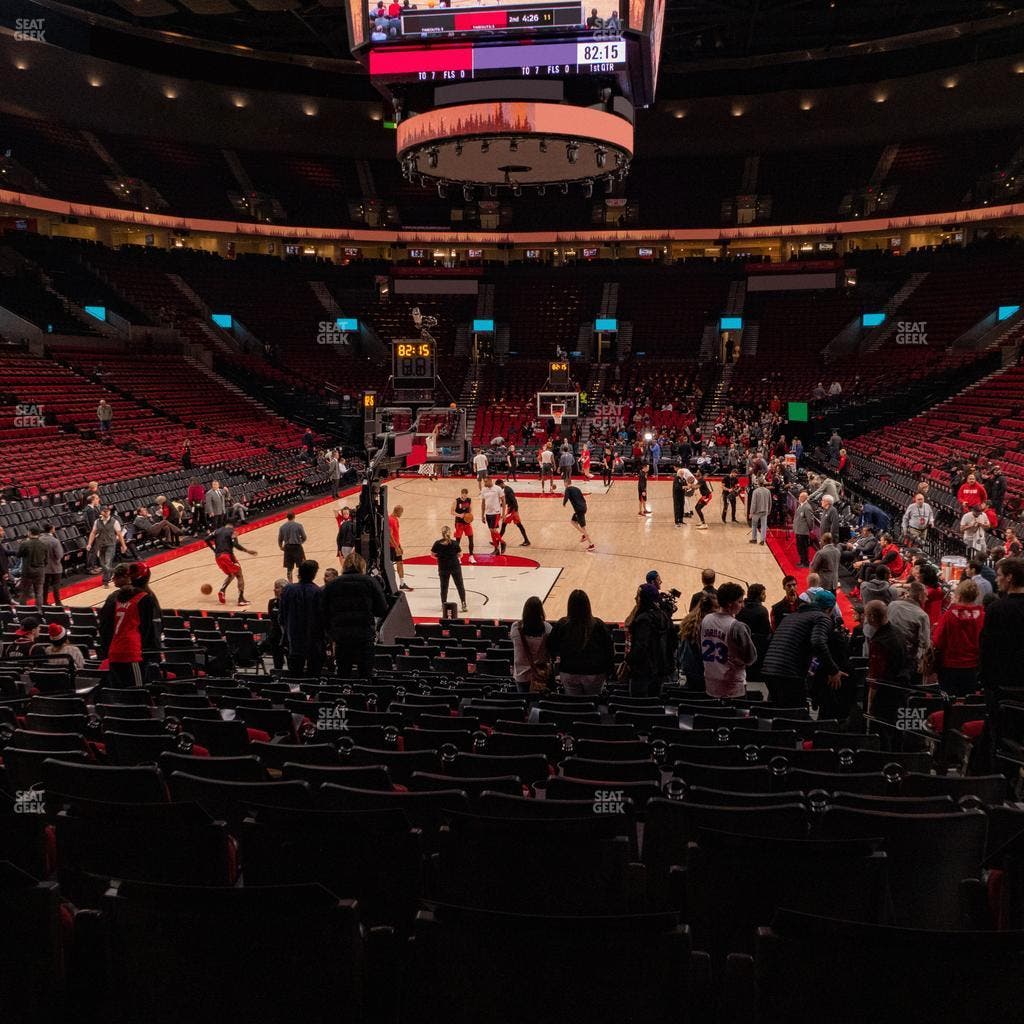 Moda Center - Section 106 Seat View
