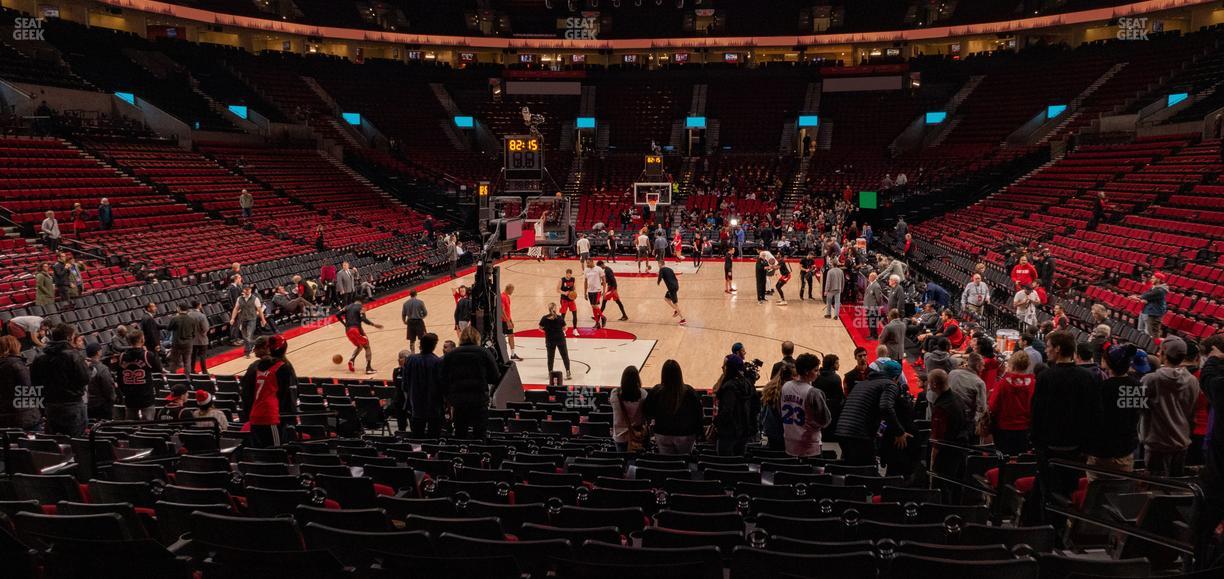 Moda Center - Section 106 Seat View