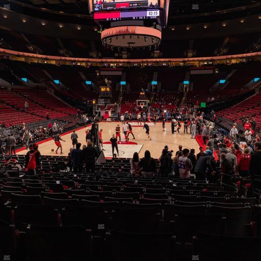 Moda Center - Section 106 Seat View