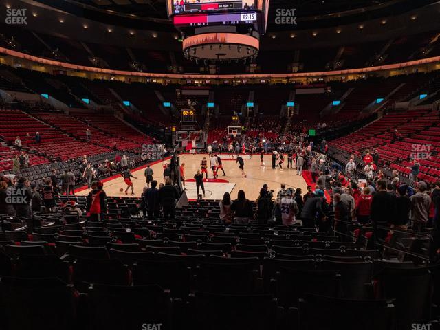 Moda Center - Section 106 Seat View