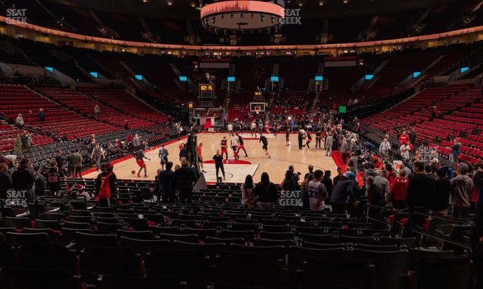 Moda Center - Section 106 Seat View