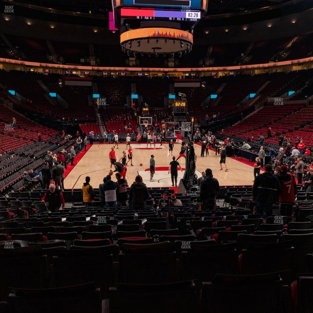 Moda Center - Section 107 Seat View