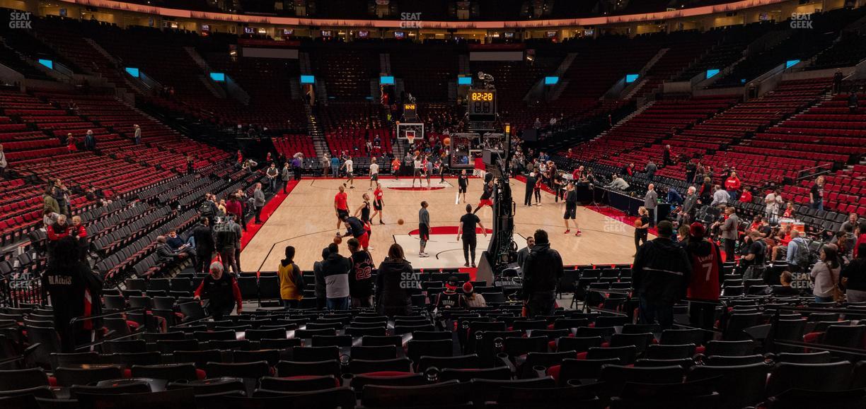 Moda Center - Section 107 Seat View