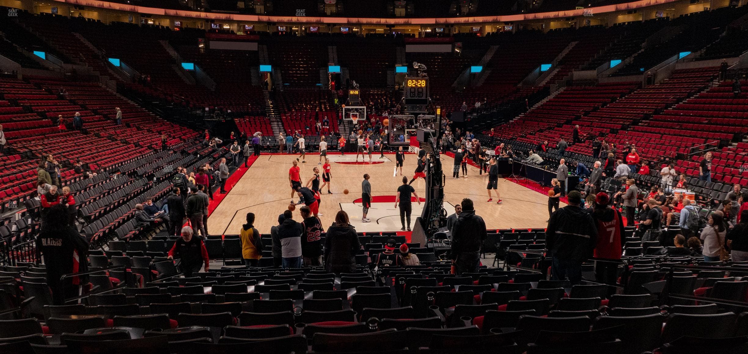 Moda Center - Section 107 Seat View