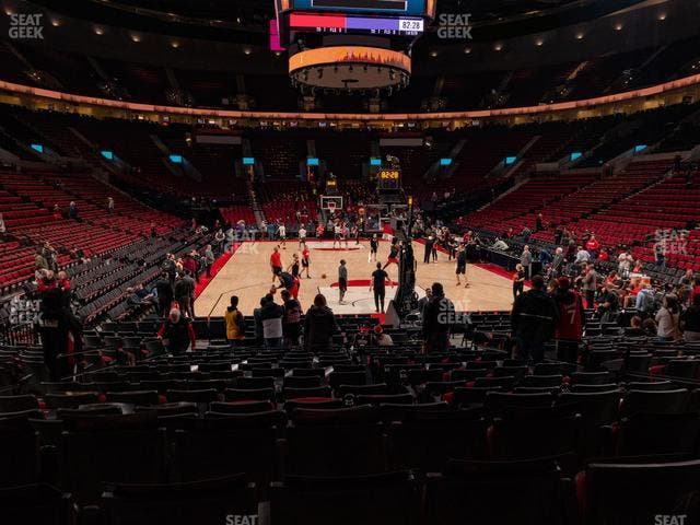 Moda Center - Section 107 Seat View
