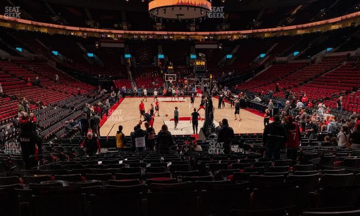 Moda Center - Section 107 Seat View