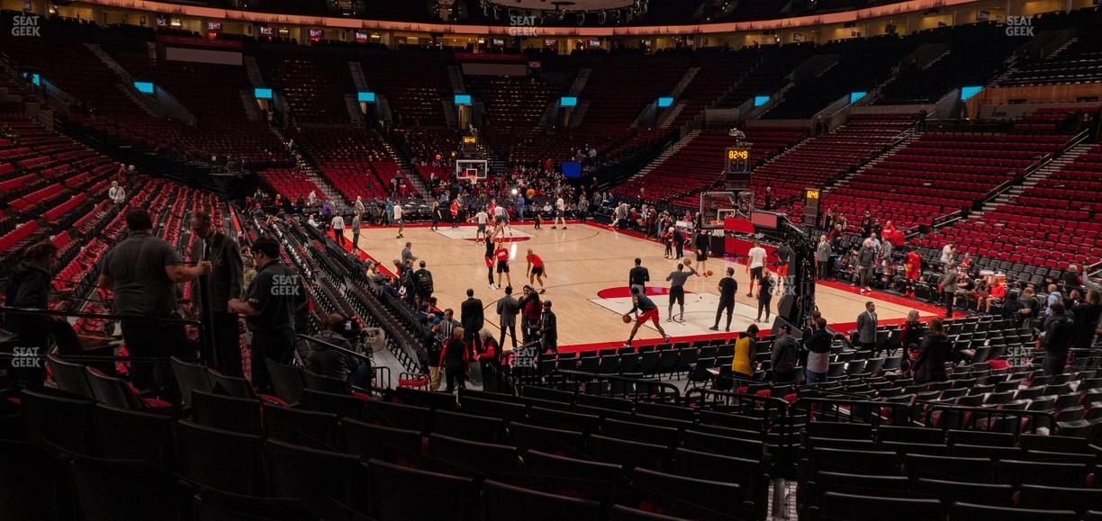 Moda Center - Section 108 Seat View