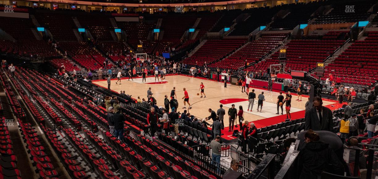 Moda Center - Section 109 Seat View