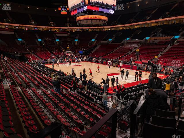 Moda Center - Section 109 Seat View