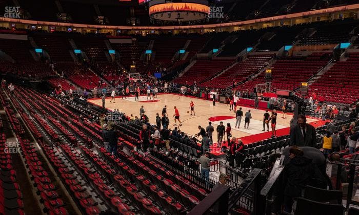Moda Center - Section 109 Seat View