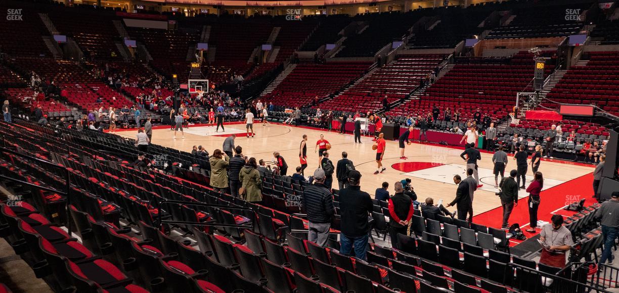 Moda Center - Section 110 Seat View