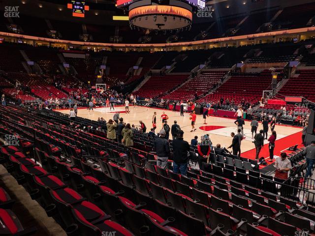 Moda Center - Section 110 Seat View