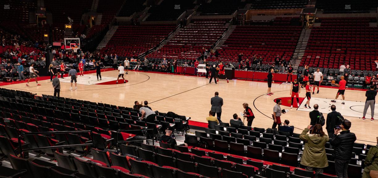 Moda Center - Section 111 Seat View