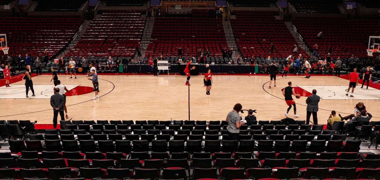 Moda Center - Section 112 Seat View