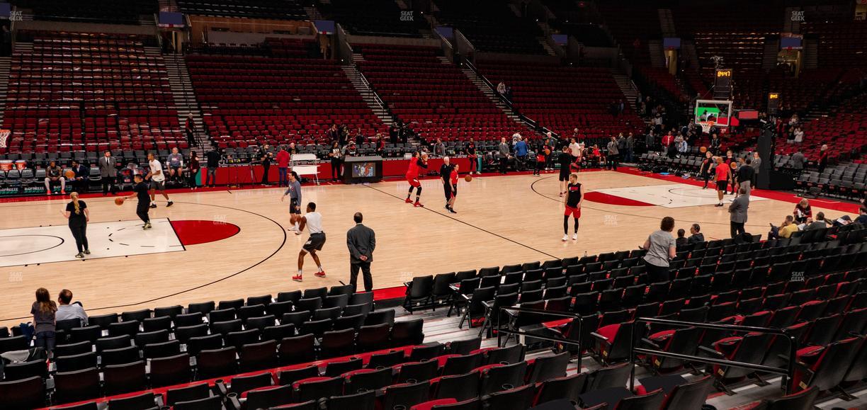 Moda Center - Section 113 Seat View