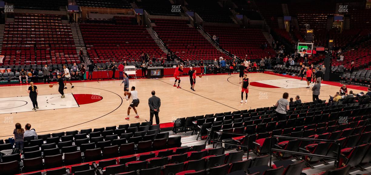 Moda Center - Section 113 Seat View