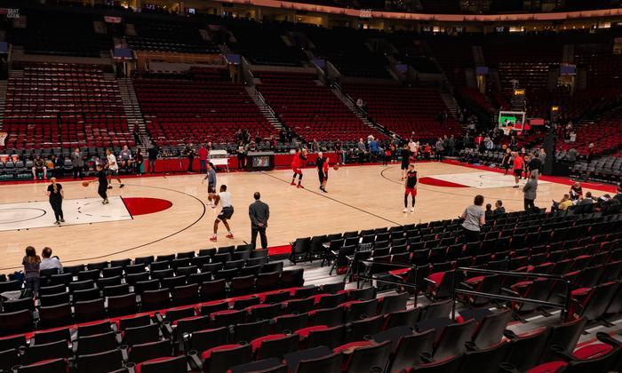 Moda Center - Section 113 Seat View