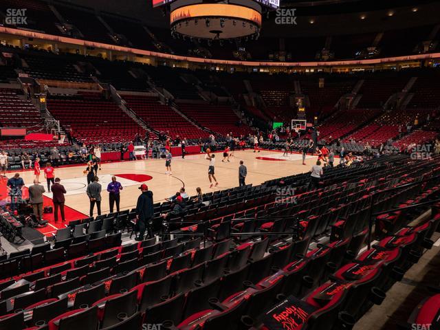 Moda Center - Section 114 Seat View