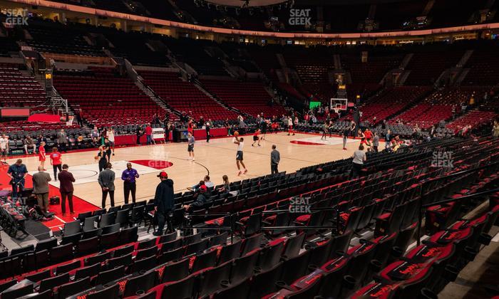 Moda Center - Section 114 Seat View