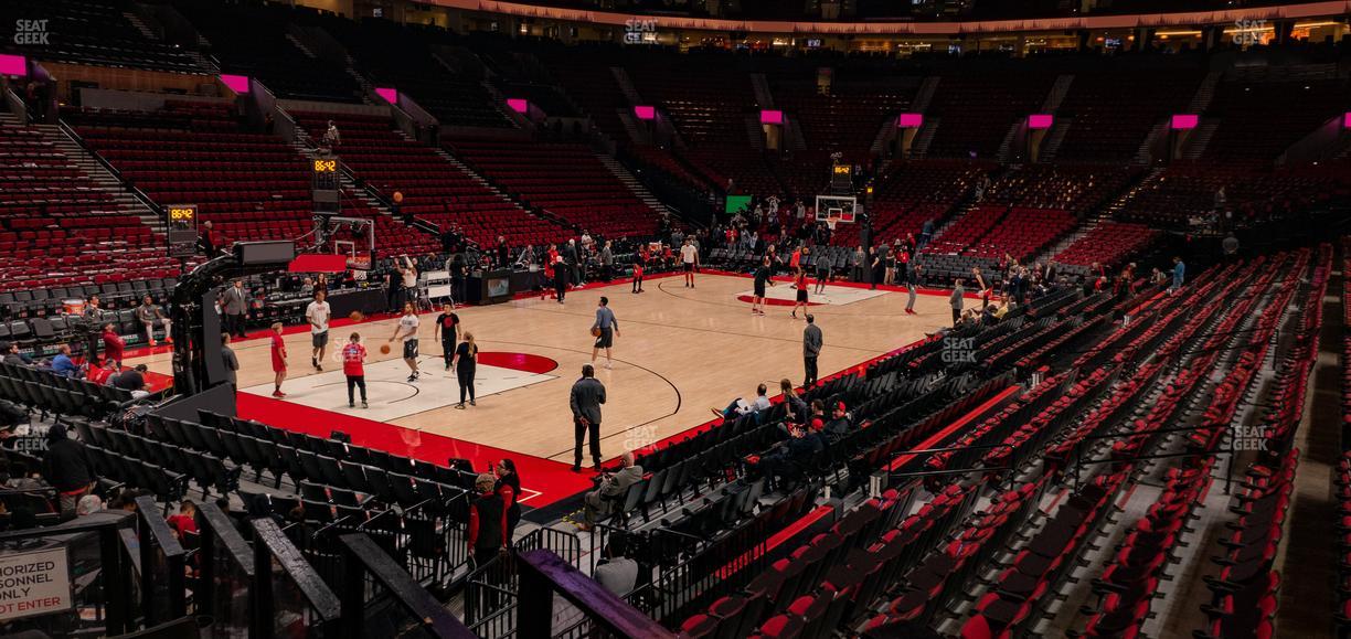 Moda Center - Section 115 Seat View