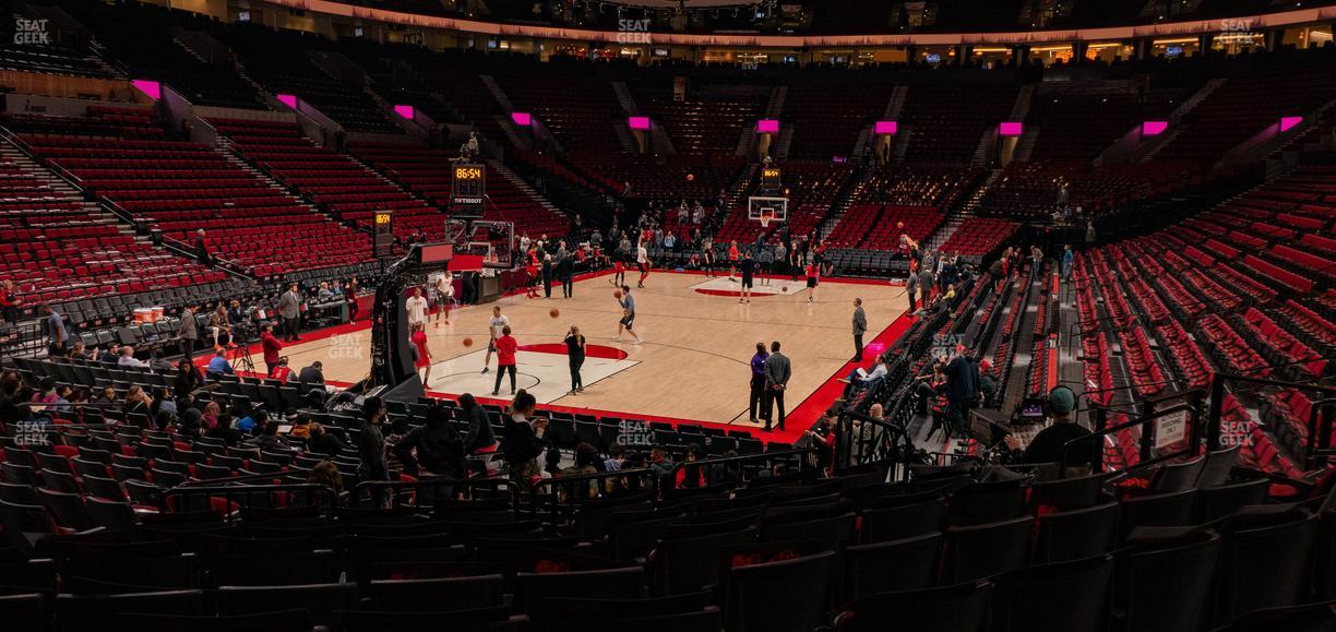 Moda Center - Section 116 Seat View