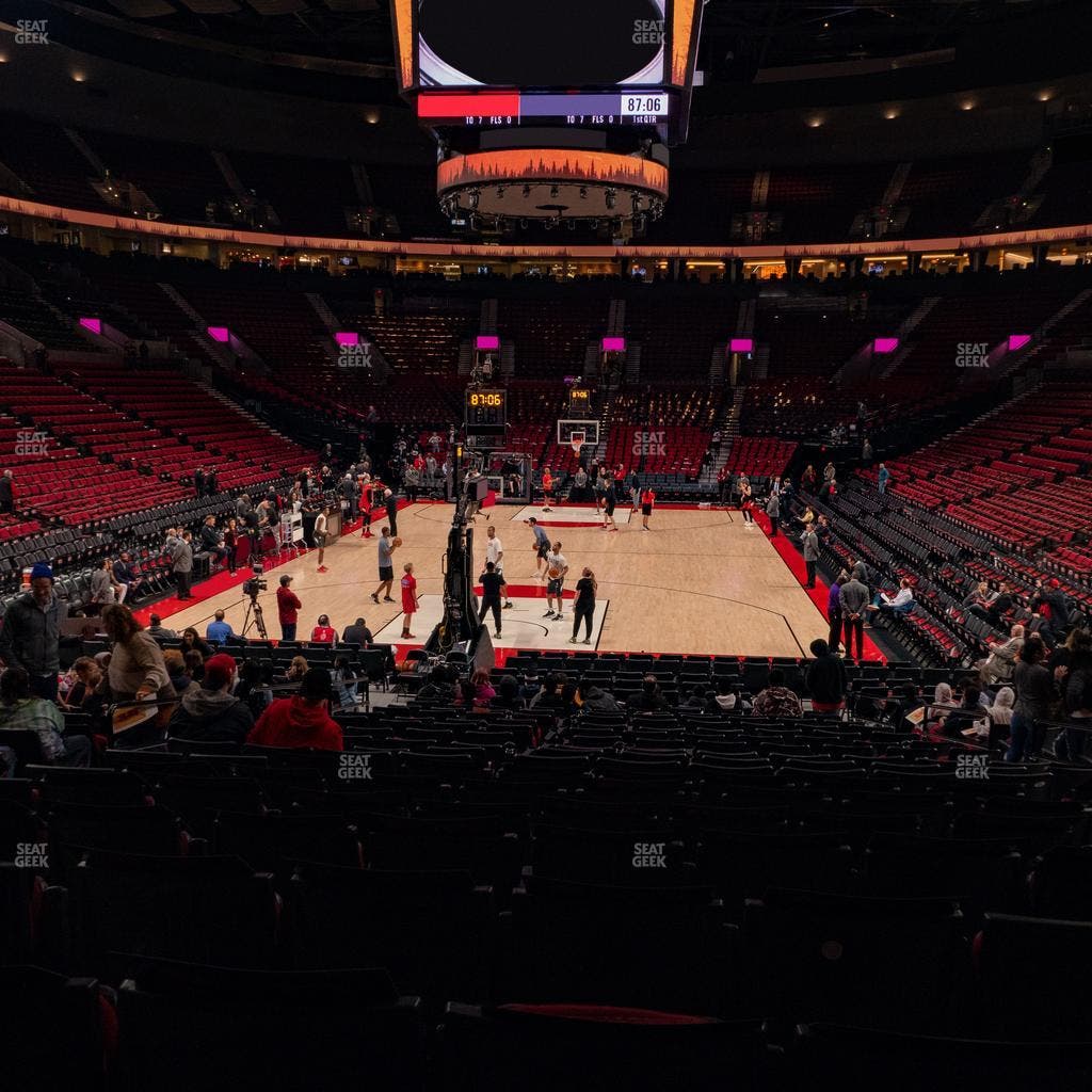 Moda Center - Section 117 Seat View