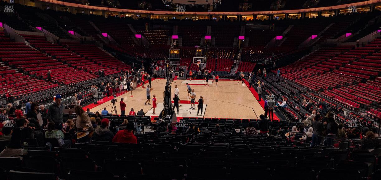 Moda Center - Section 117 Seat View