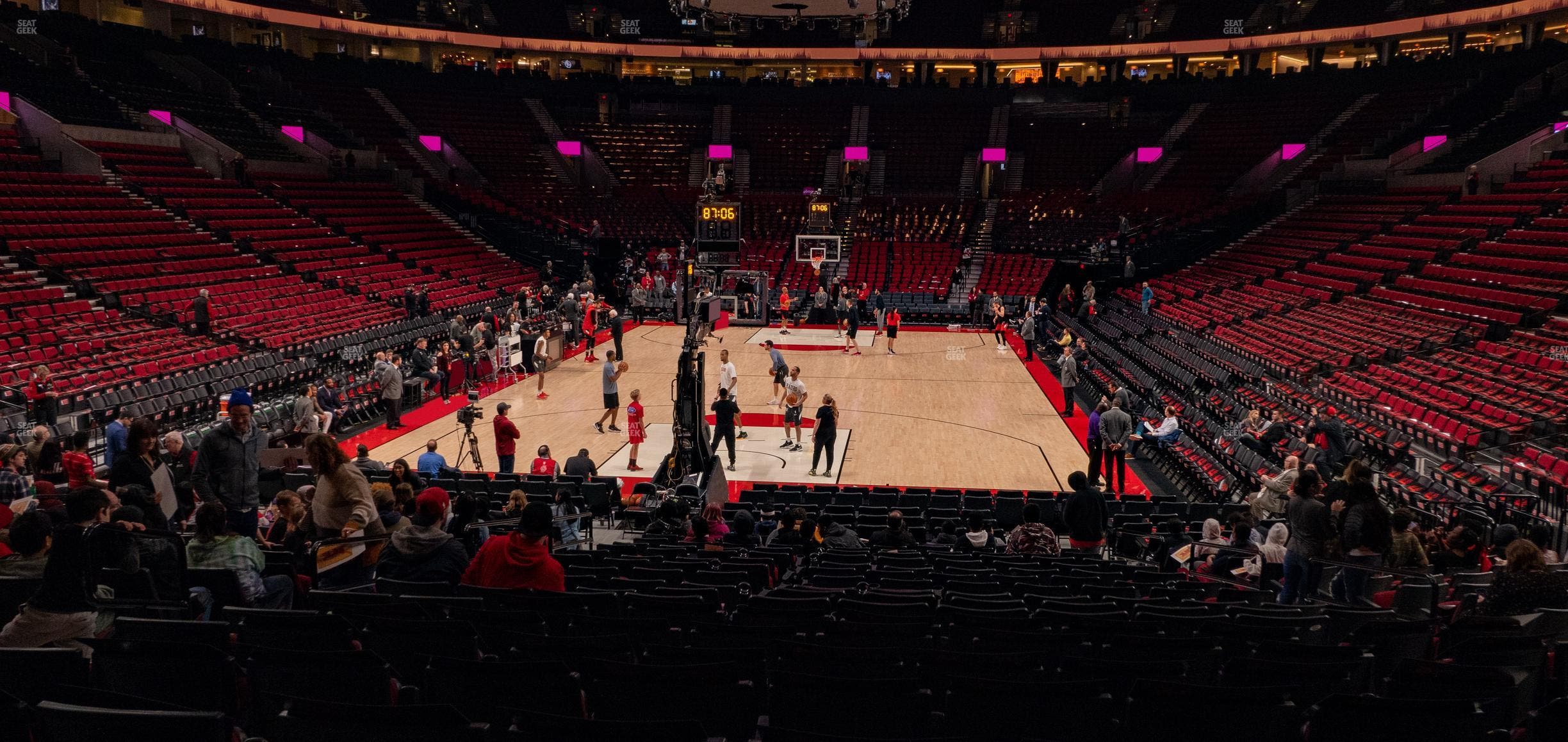 Moda Center - Section 117 Seat View