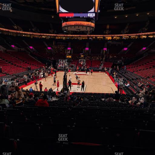 Moda Center - Section 117 Seat View