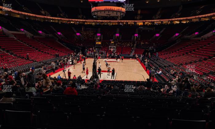 Moda Center - Section 117 Seat View