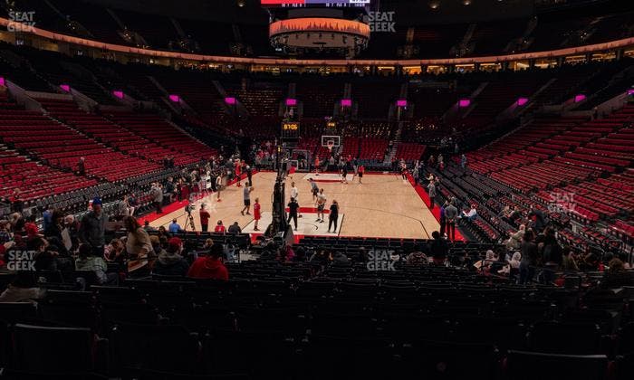 Moda Center - Section 117 Seat View