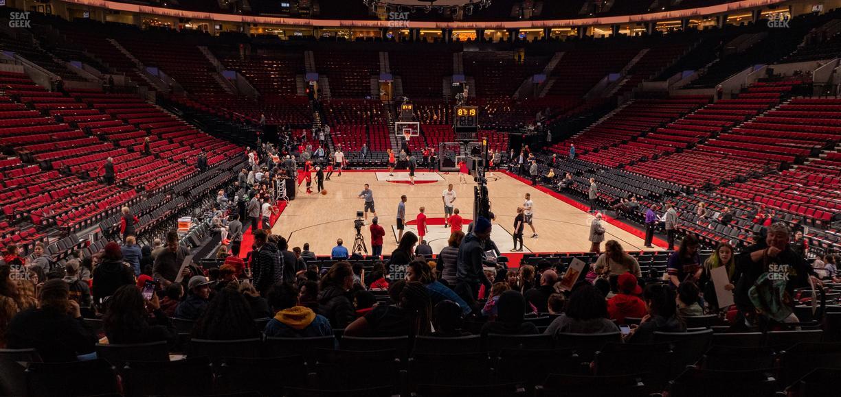 Moda Center - Section 118 Seat View
