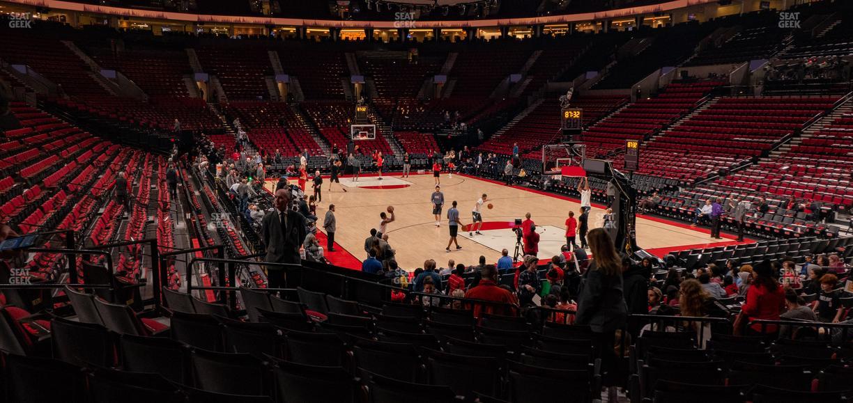 Moda Center - Section 119 Seat View