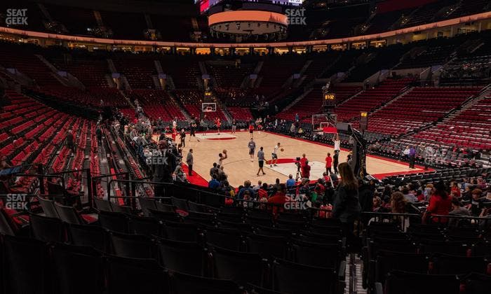 Moda Center - Section 119 Seat View